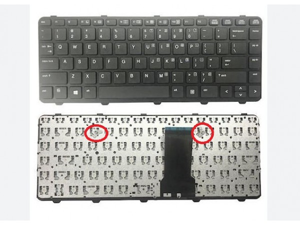 Tipkovnica za prenosnik HP ProBook 430 430 G1 / 734942-001 / US QWERTZ SLOV. NALEPKE Š Đ Ž Ć Č